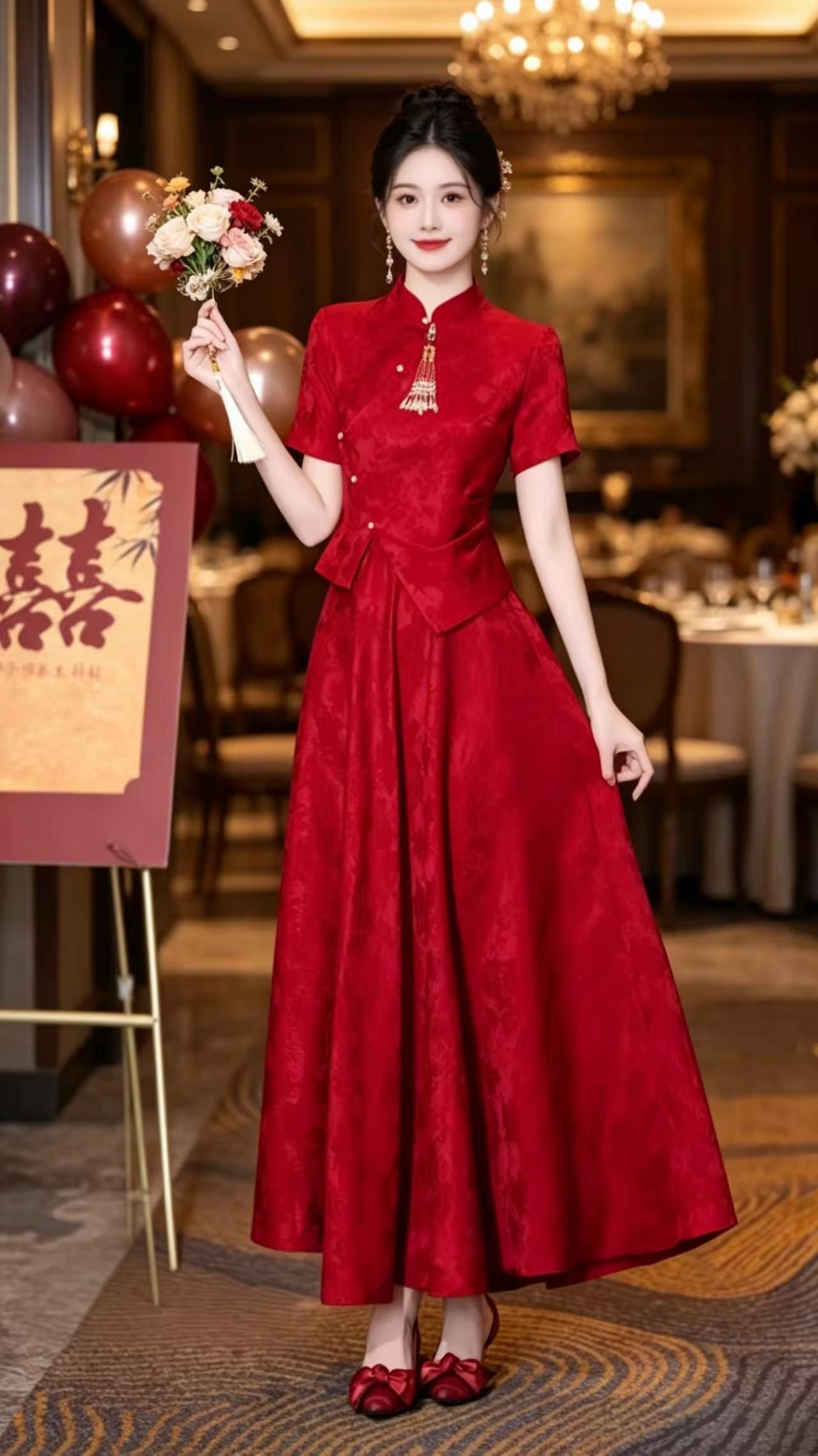 订婚喜服