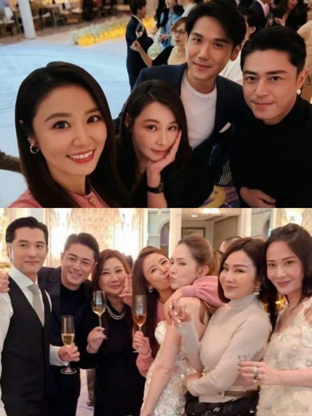 林心如在邱泽许玮甯婚礼光脚跳舞林心如霍建华出席邱泽许玮甯婚礼|林心如还亲亲许玮甯