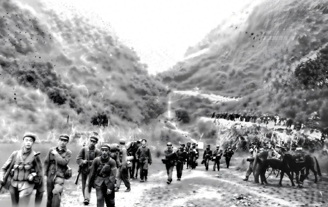 吞片山谷静得吓人，干粮袋空了，水壶晃荡响。
那是1979年2月24号，363团接