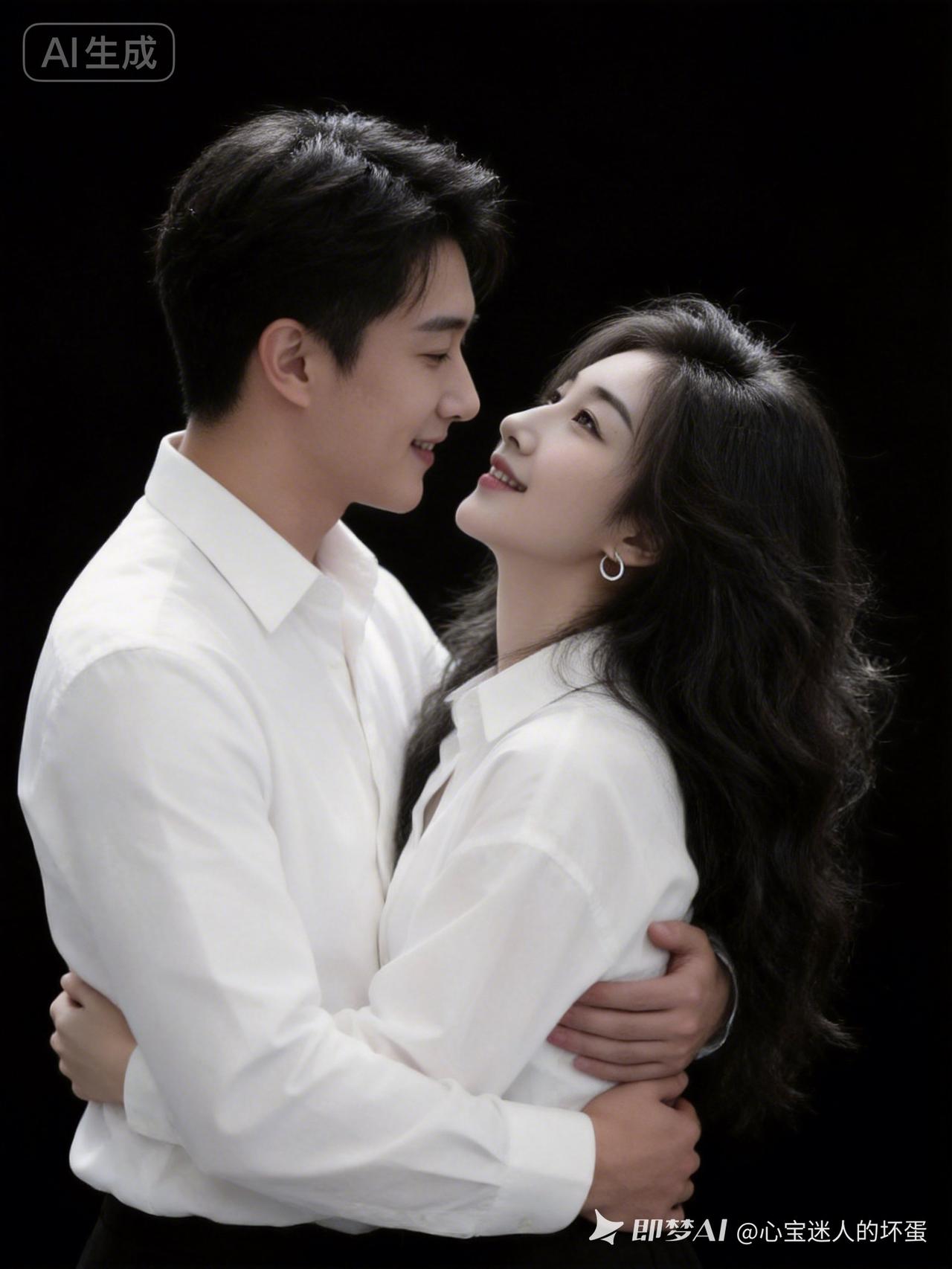 甜蜜的拥抱，爱情的见证！💕💕