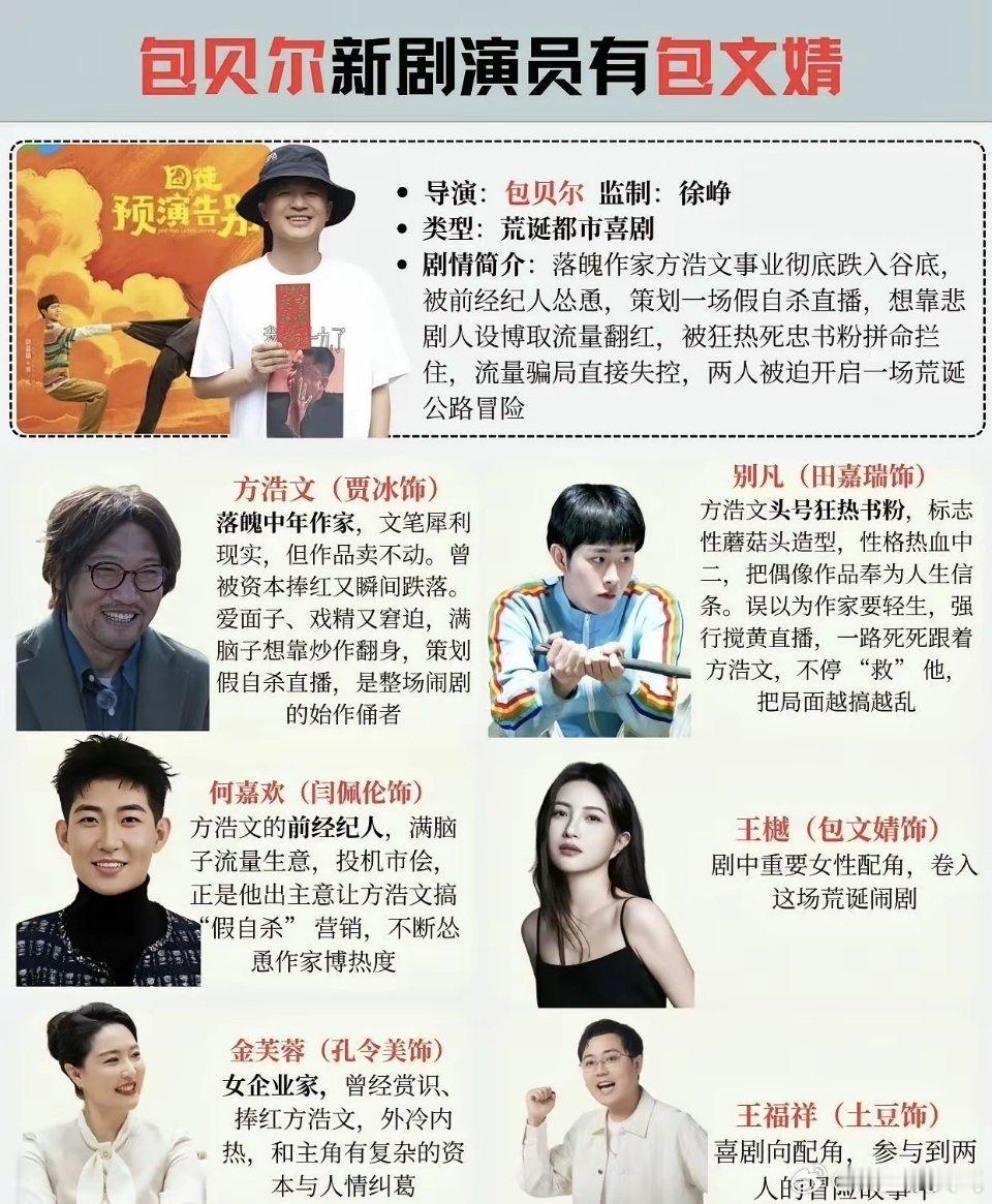 电视剧叫《预演告别》，开播第一天，包贝尔这个导演先“告别”了！娱乐圈最真实的一次