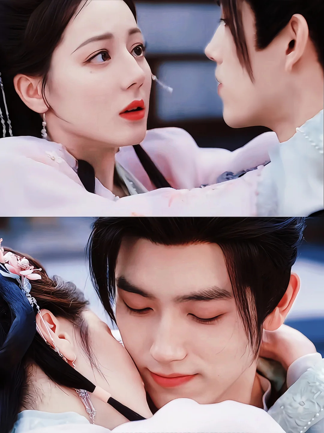 家人们，《白日提灯》最新两集糖分超标啦！贺思慕和段胥互换触感后，贺思慕首次感知触