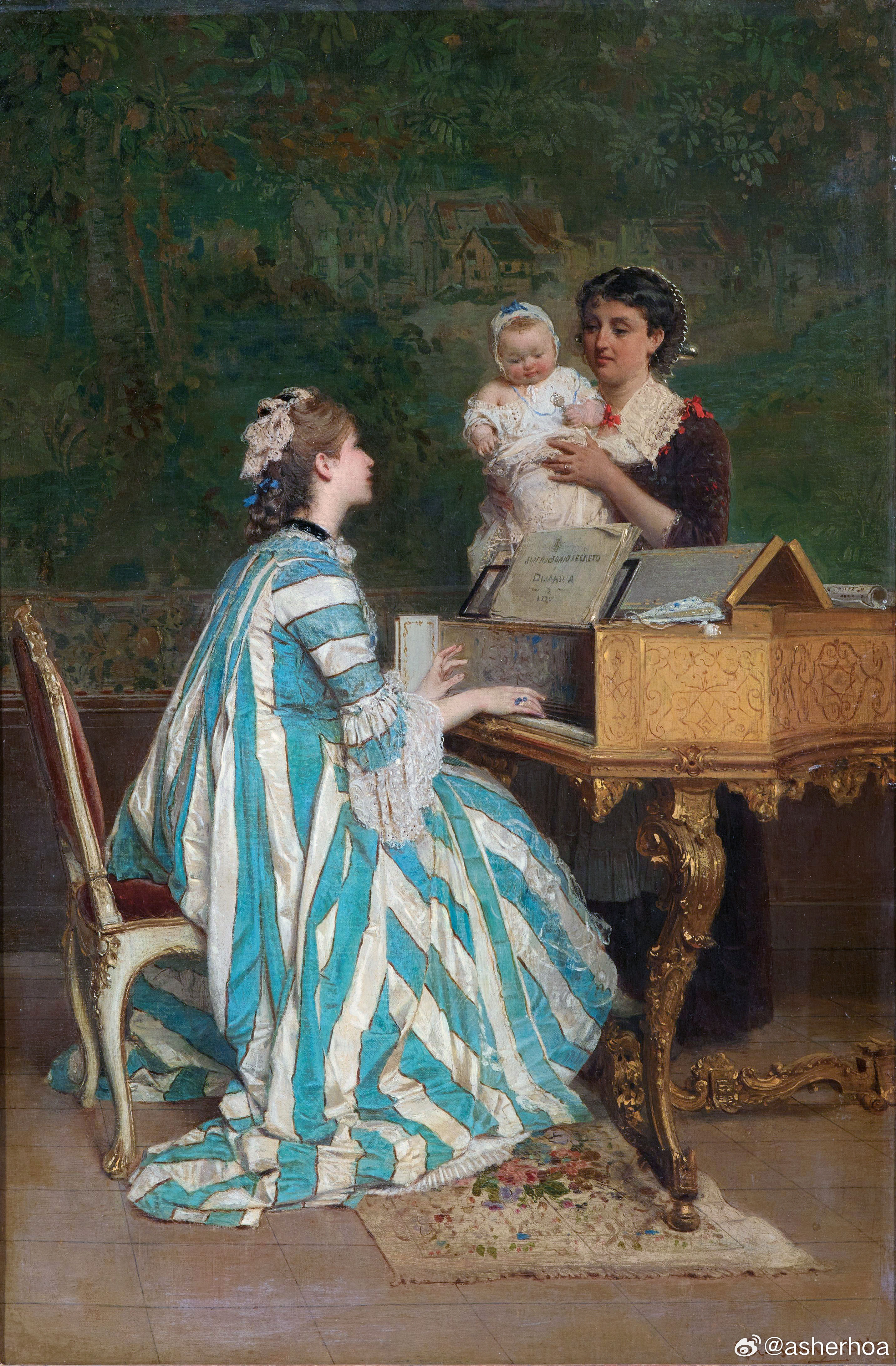西洋历史文化鱼缸历史知识 意大利画家杰罗拉莫·因杜诺（Gerolamo Indu