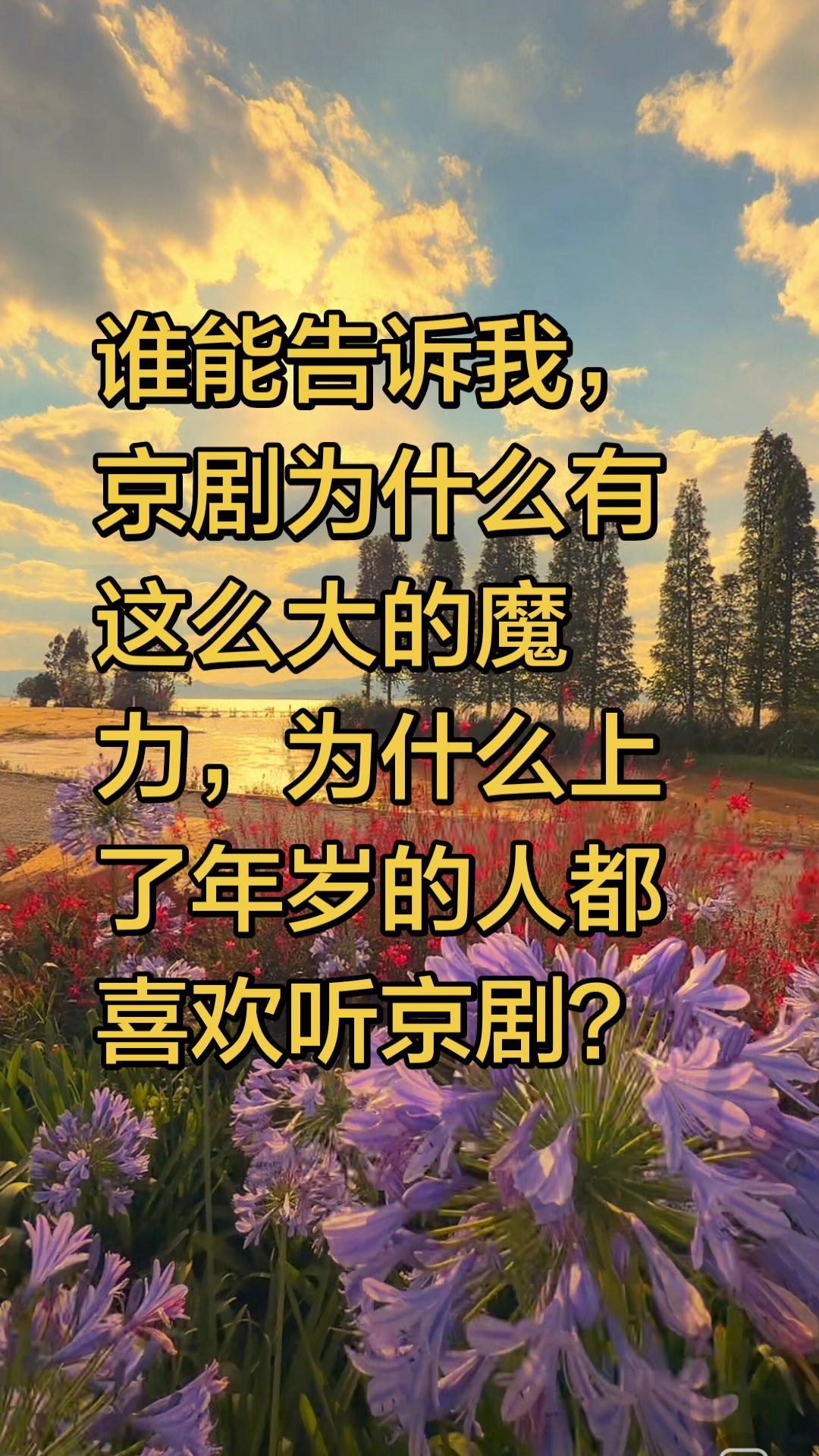 谁能告诉我，京剧为什么有这么大的魔力，为什么上了年岁的人都喜欢听京剧？名段欣赏 