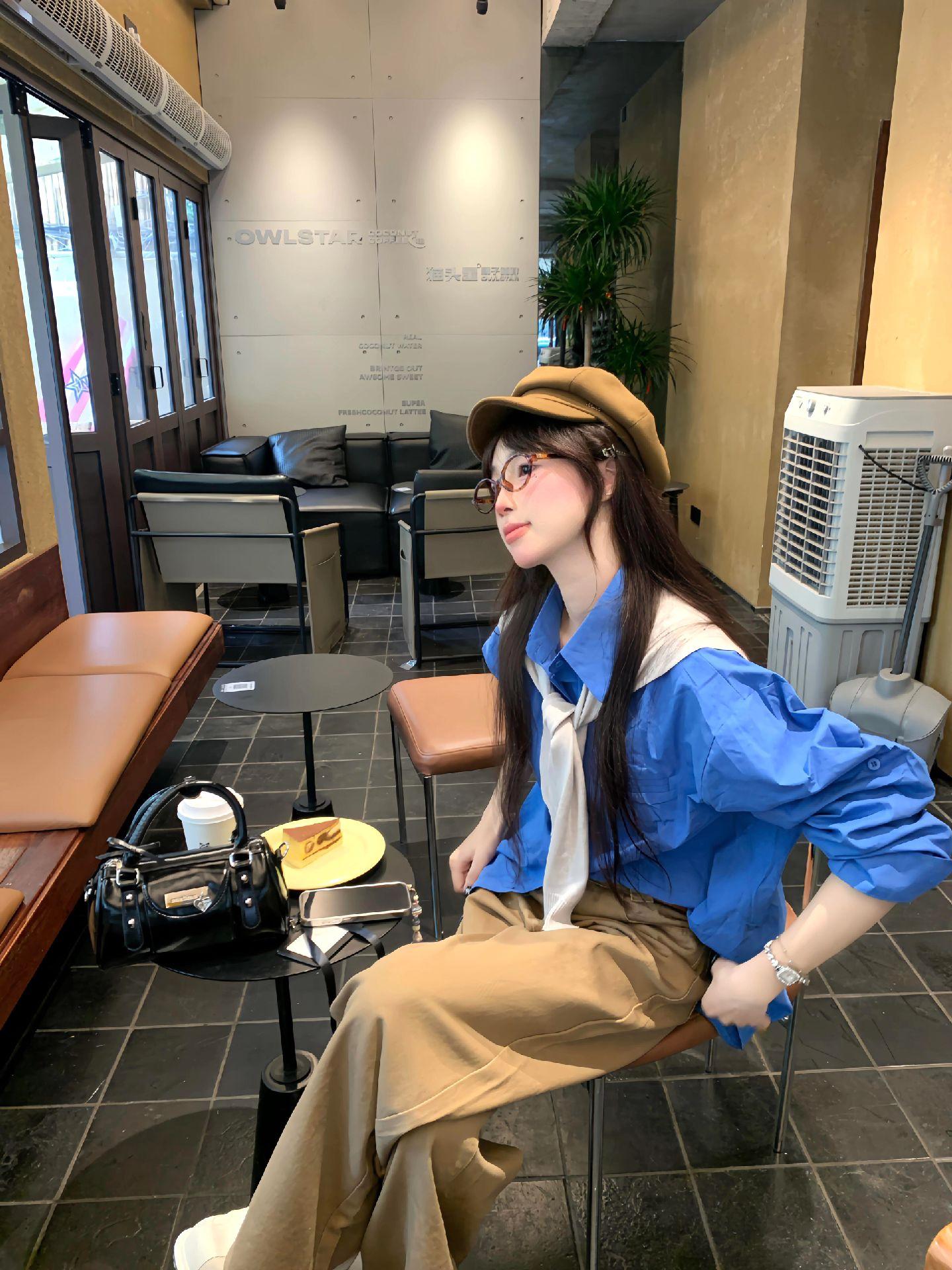 韩系简约搭配。