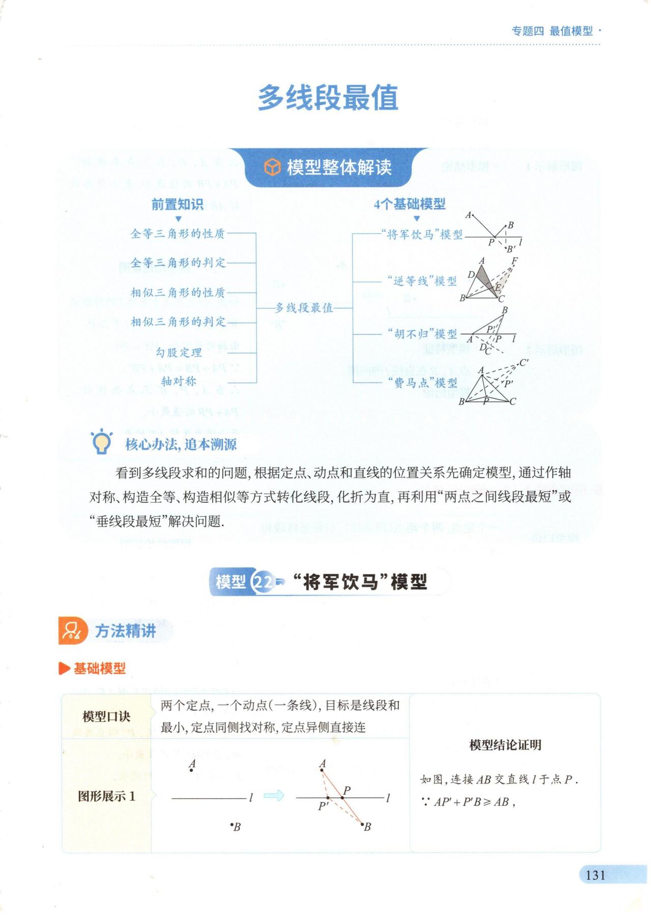 将军饮马、逆等线、胡不归模型