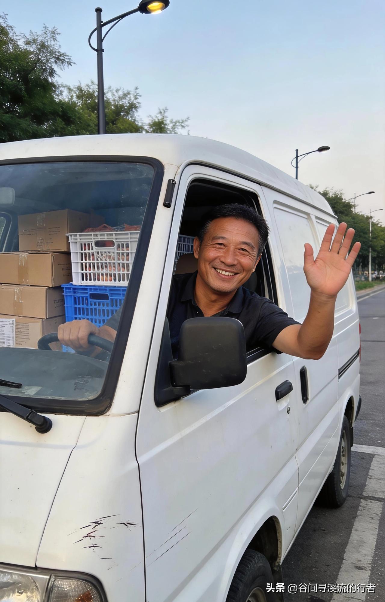 夜班

前天碰见老陈，差点没认出来。

他开着一辆面包车，车厢里码着整整齐齐的纸