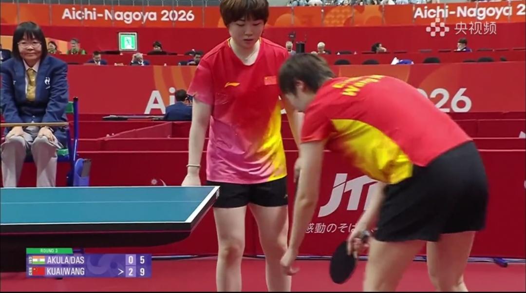 国乒陈熠/范姝涵将迎战日乒张本美和/早田希娜，争夺女双四强！


亚运会乒乓球女