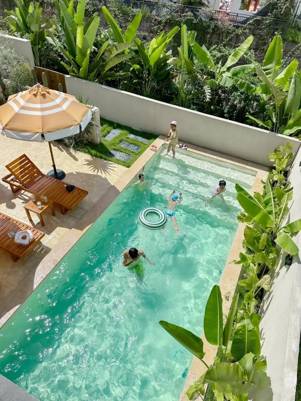 刚退房就想二刷的泳池别墅‼️太好住了😭