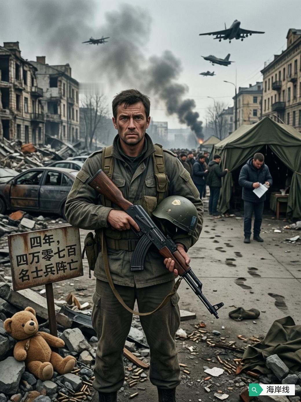 俄乌战争打到今天，正好满四年。和平谈判还在原地打转，但乌克兰内部的状况，已经肉眼