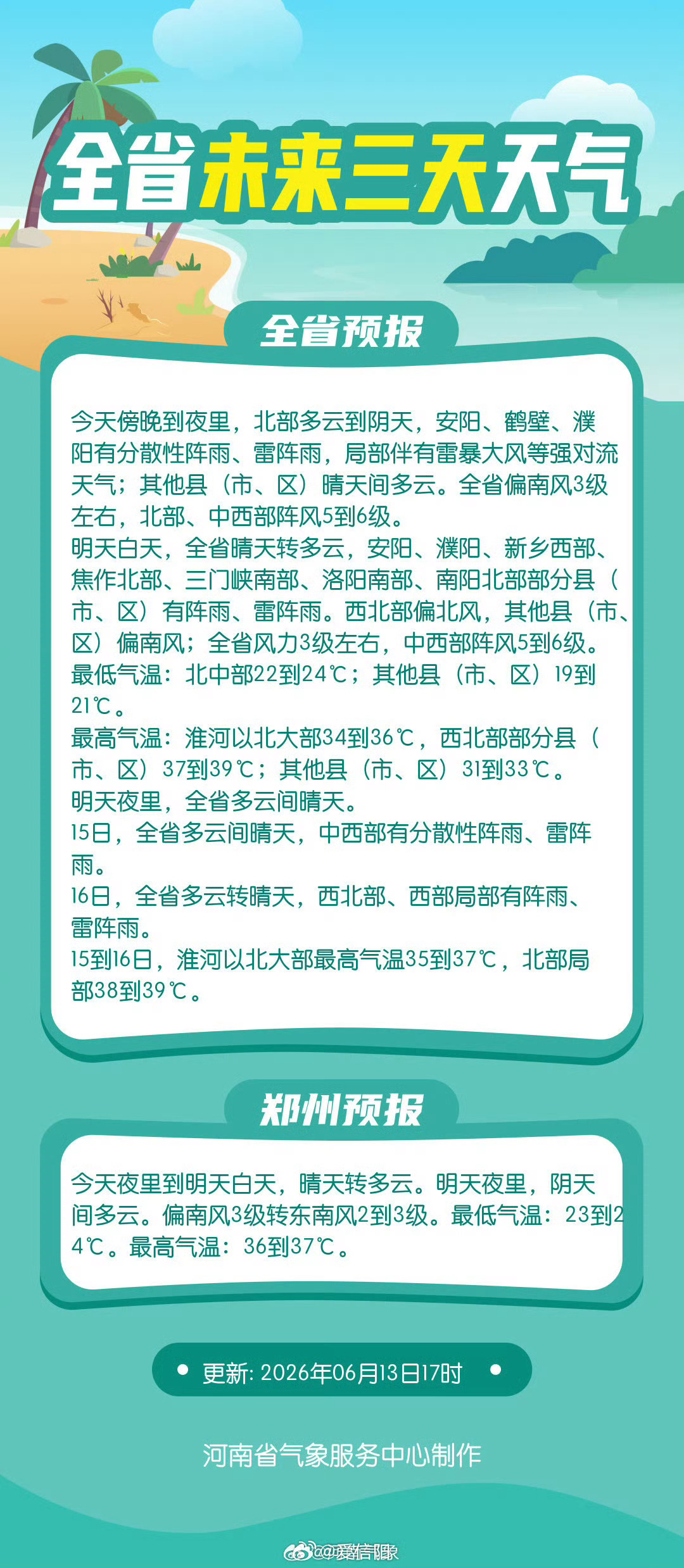 未来三天天气网页链接 （河南气象）信阳生活 信阳