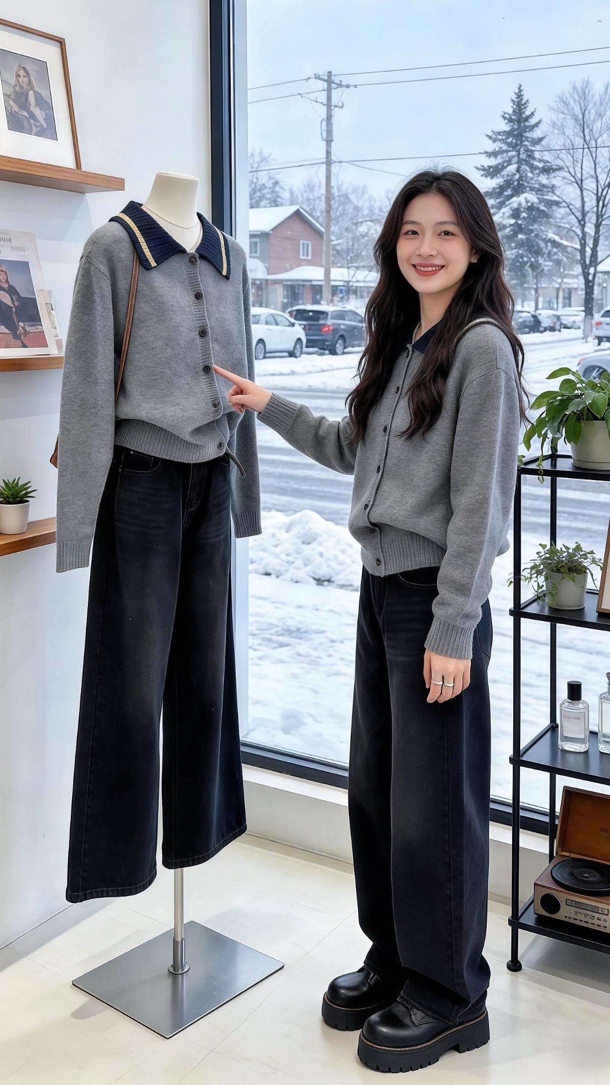 过年穿什么 过年回家穿哪套显得我混得好 冬季温柔感上衣分享 舒适感拉满...