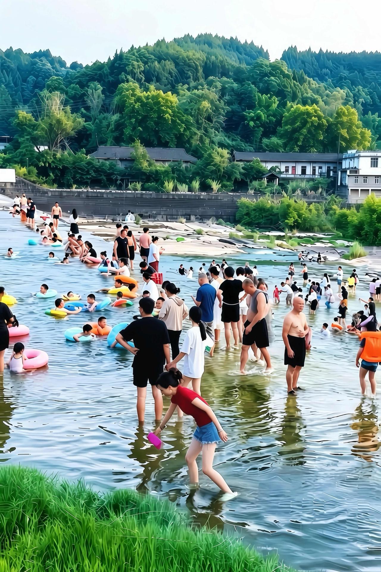 阆中高坎：藏在乡野里的夏日小九寨

盛夏时节，阆中连日酷暑，燥热难耐，一处藏在河