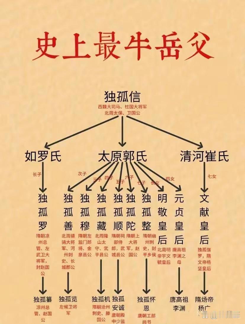 作为鲜卑独孤部贵族后裔的独孤信，不仅本人从西魏时期便是手握军权的实权派贵族，更是