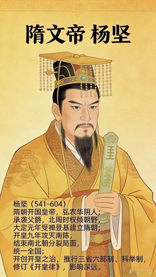 隋文帝杨坚：结束三百年乱世，选错继承人毁江山