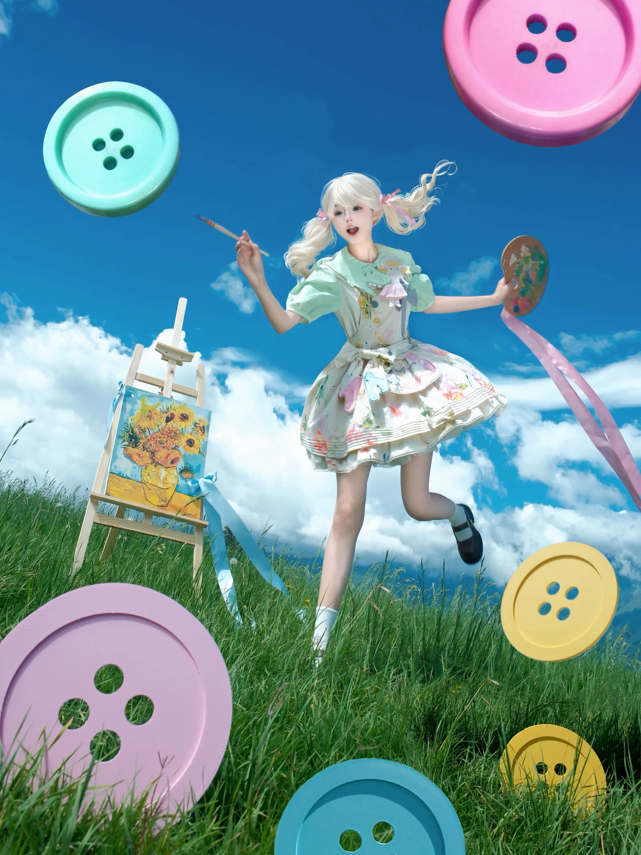 不用很漂亮，热烈灿烂就好！！