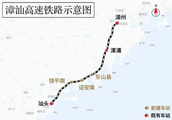 10月14日，新建漳州至汕头高速铁路福建段站房工程中标候选人公示出来了，信号很明
