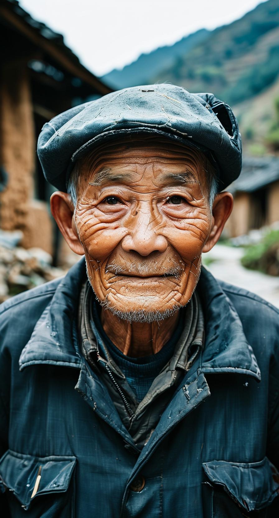 在山区农村的角落，有这样一位老人，他的身影或许普通，却承载着无数人无法想象的故事