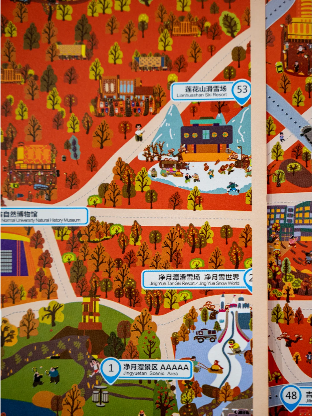 🎨戴上长春手绘地图丝巾，领略春城之美