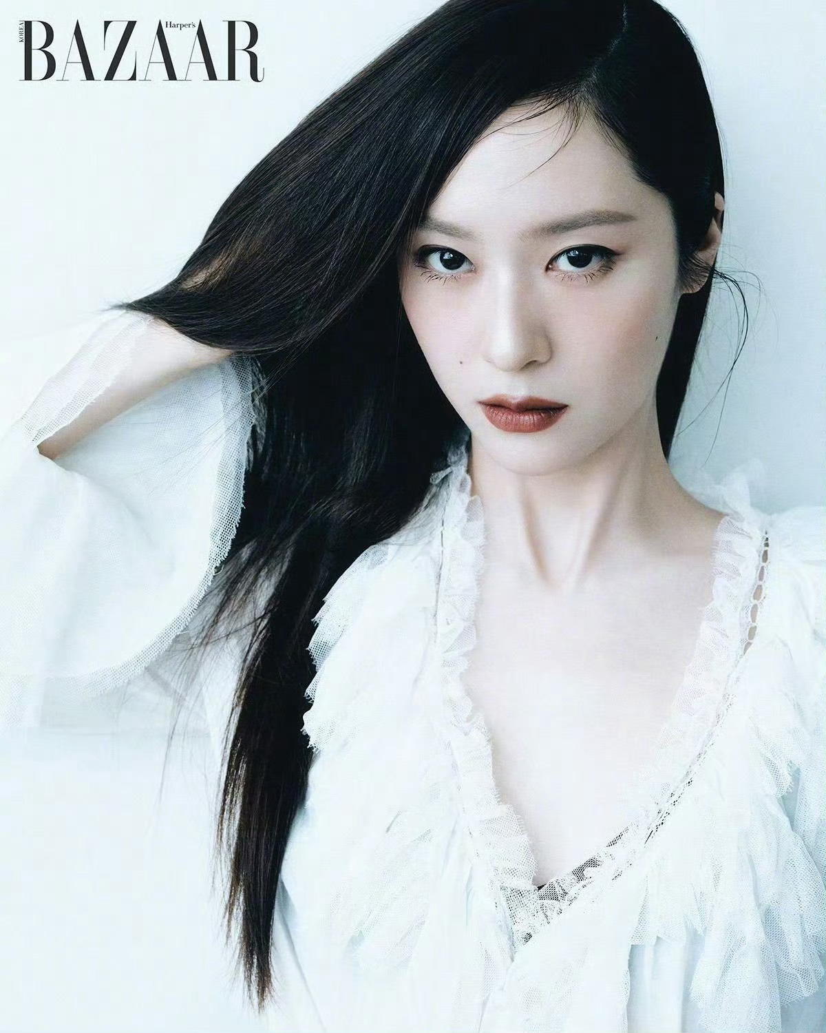 Krystal in Ralph Lauren✨郑秀晶 × Harper’s B