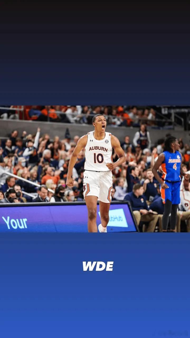 曾经也是状元大热！贾巴里-史密斯ins分享奥本大学的赛场照！nba球探是不是草台