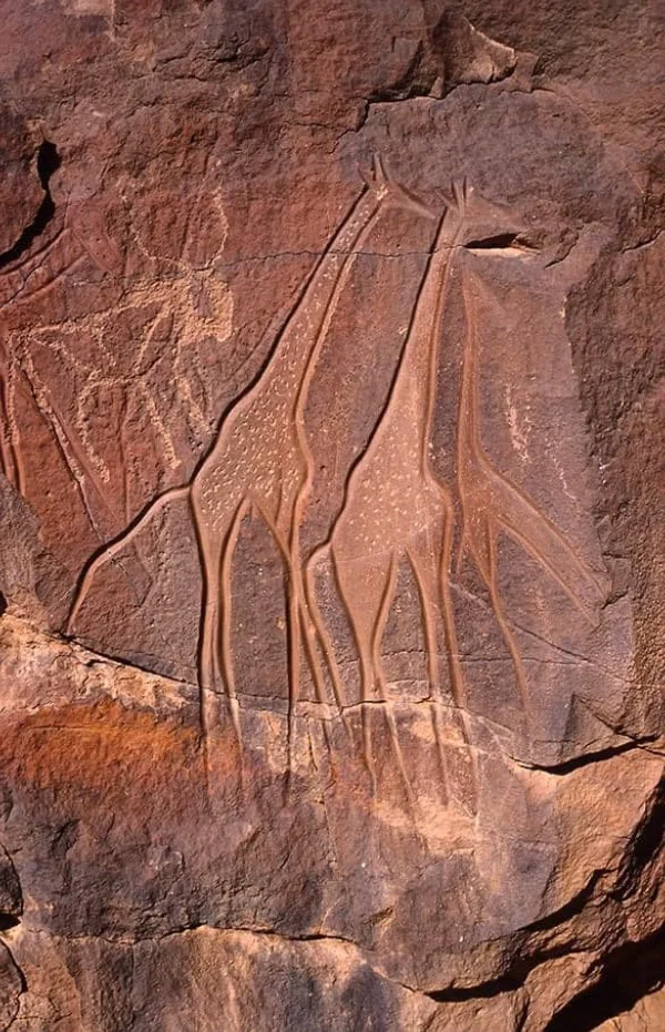瓦迪·马森杜斯（Wadi Mathens），位于利比亚西南部费赞地区的一处史前考...