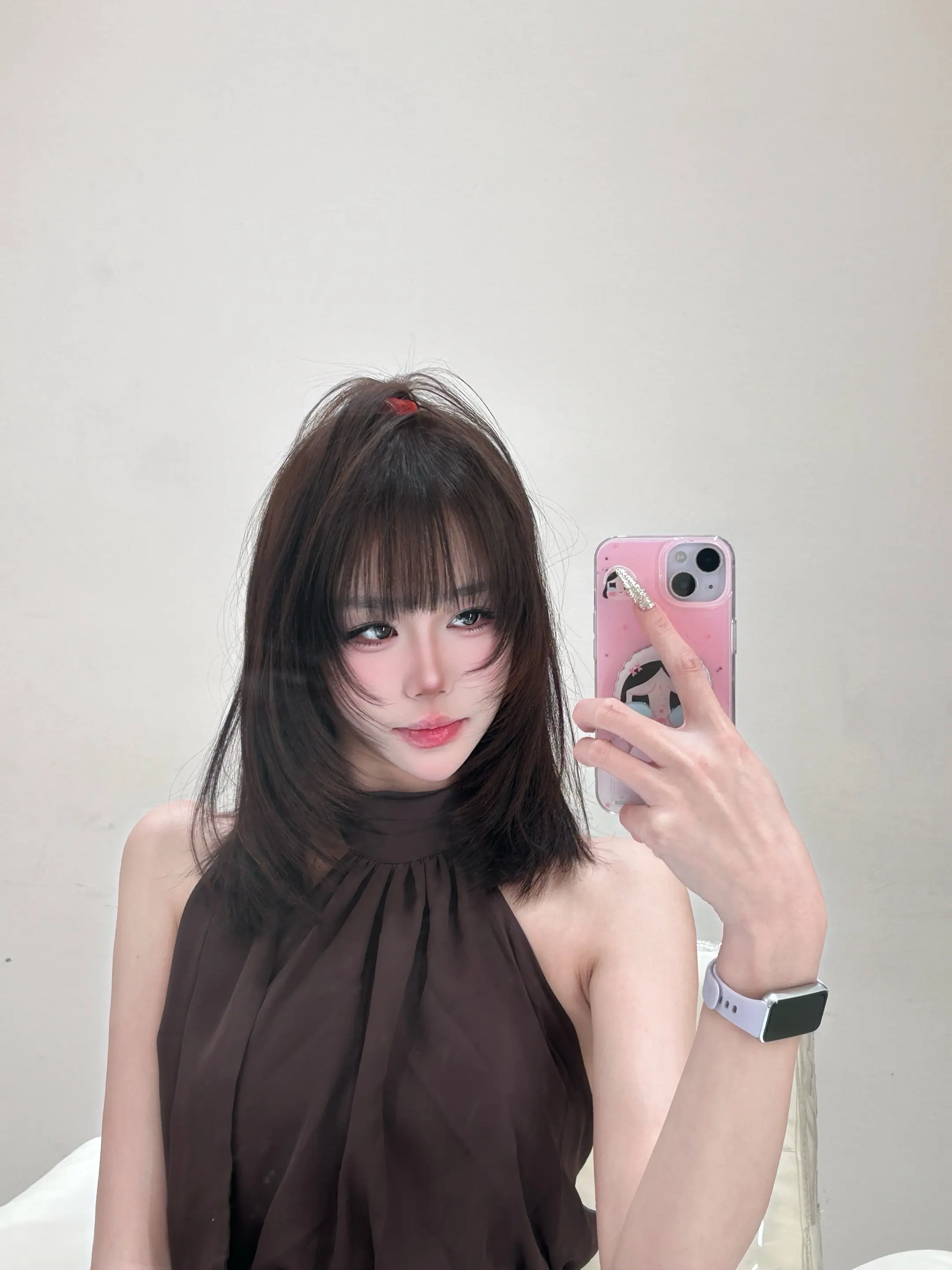 和你在一起的话可以保护好我的齐刘海吗。