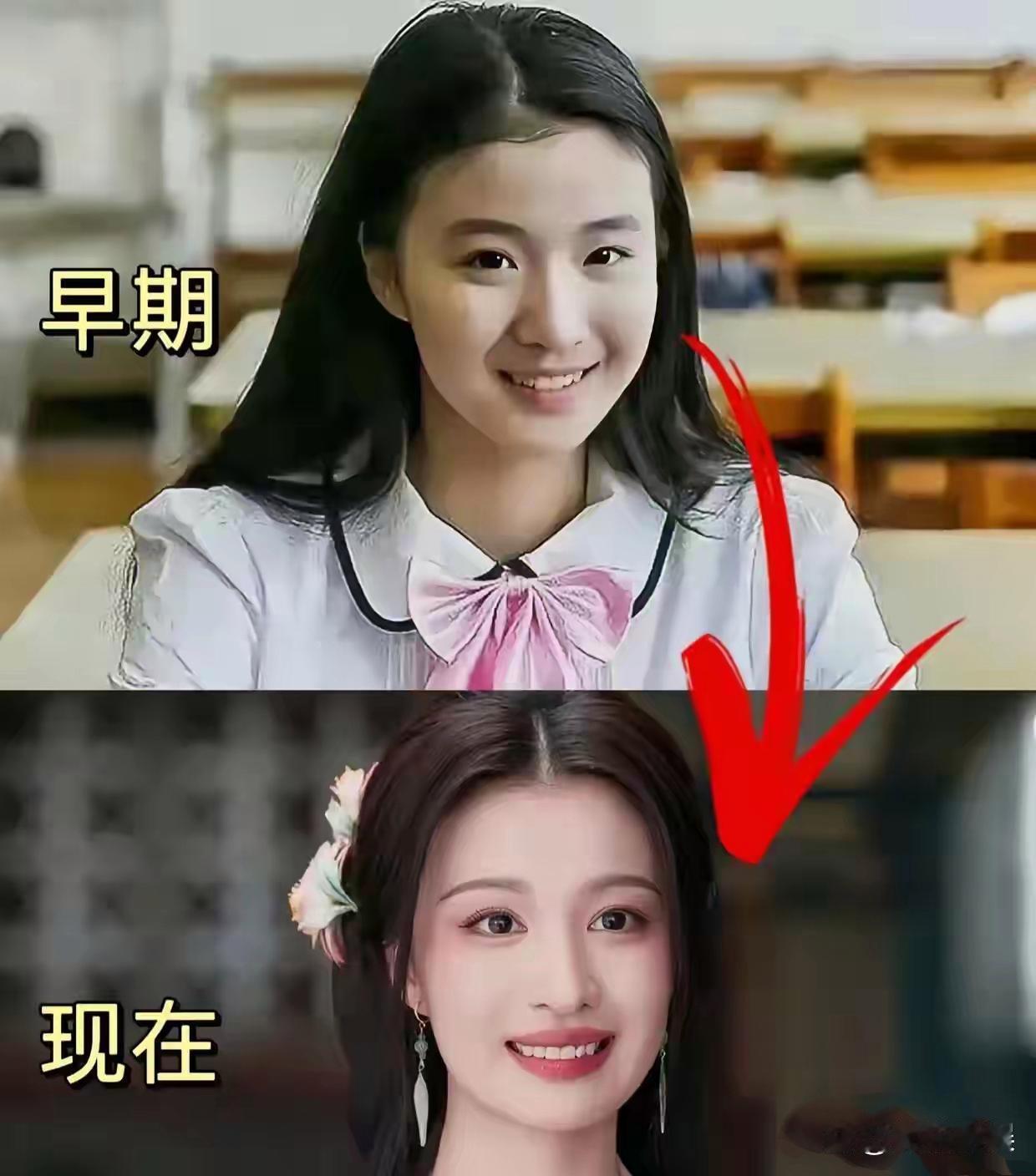 早期的王楚然也蛮清纯的，第一次看到她还是将军在上里的小表妹，也太惊艳了 ​​​