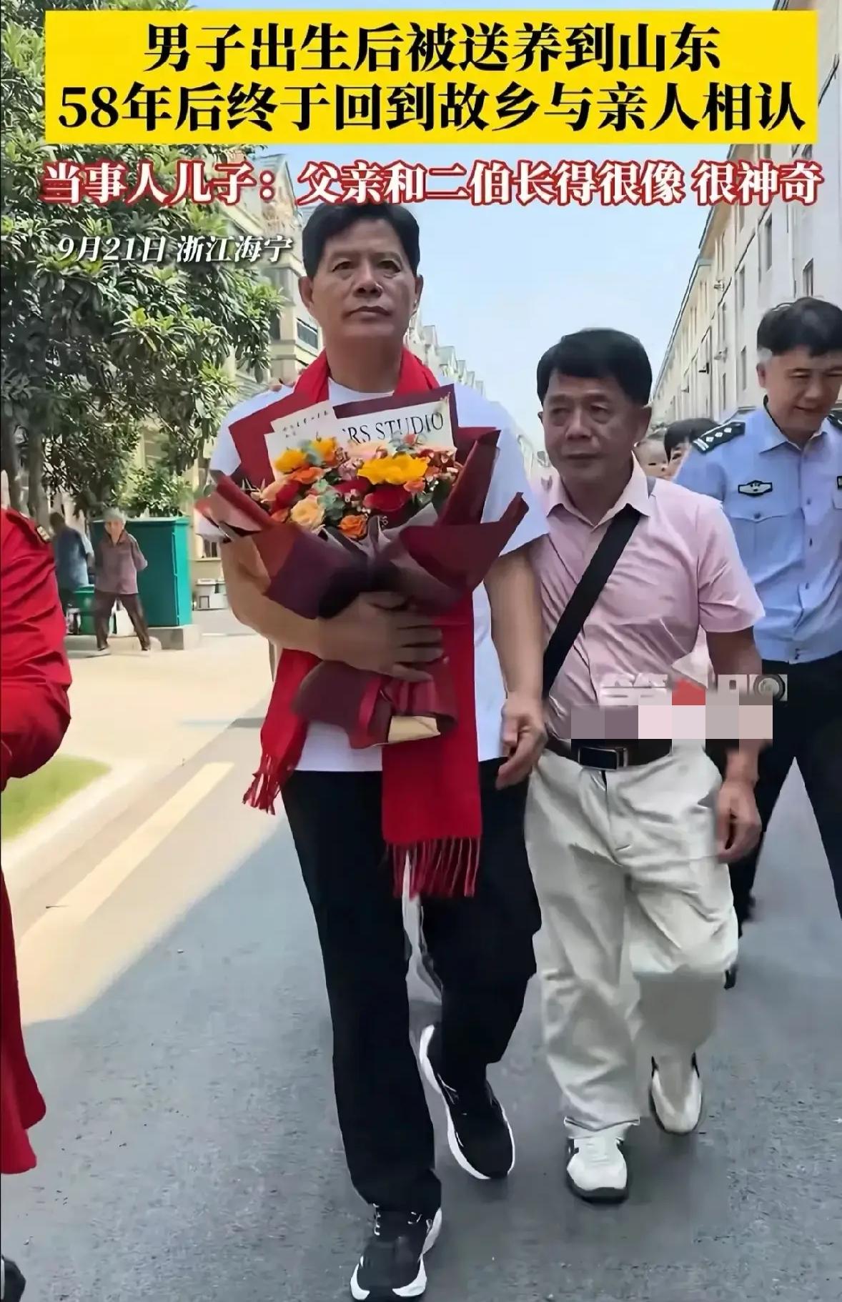 双胞胎兄弟分开58年，见面那一刻我愣住了：同样的基因，身高差了一头！

前几天刷
