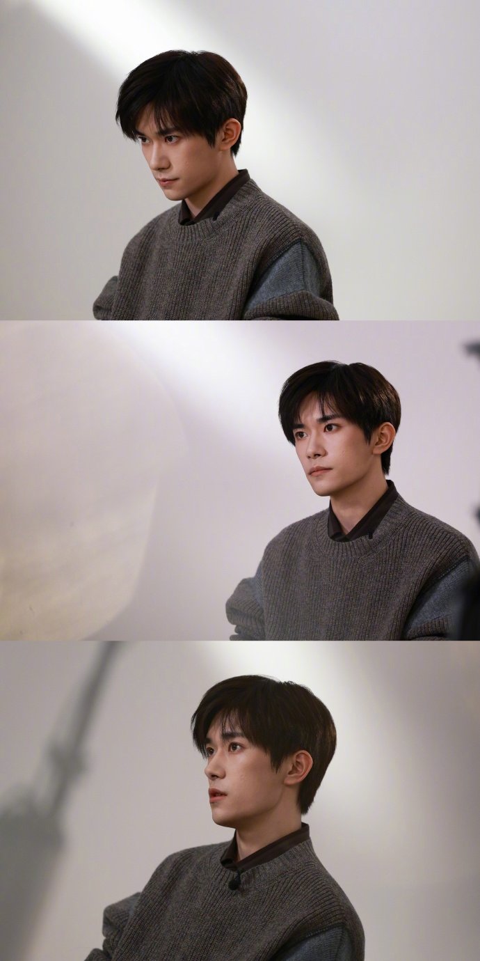 中国电影报道采访易烊千玺花絮图。脚踏实地，力行精琢，言辞达意，虚怀守本。透过点滴