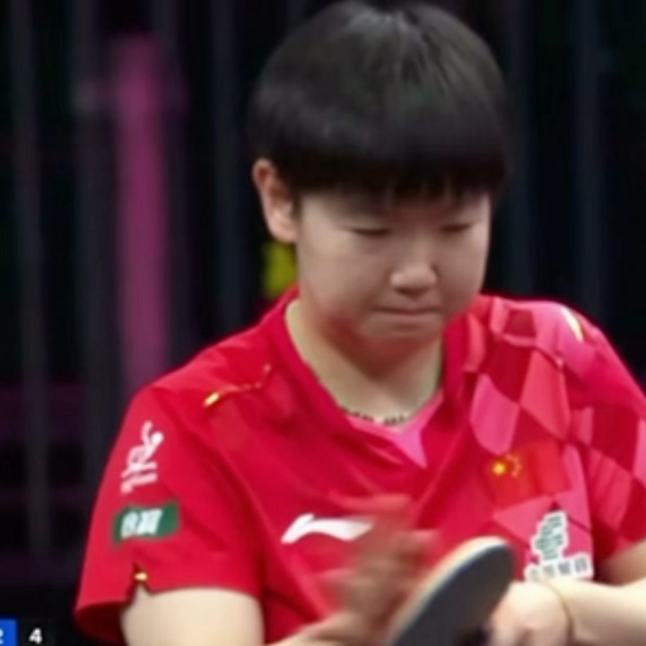 哎？心情不美妙！孙颖莎