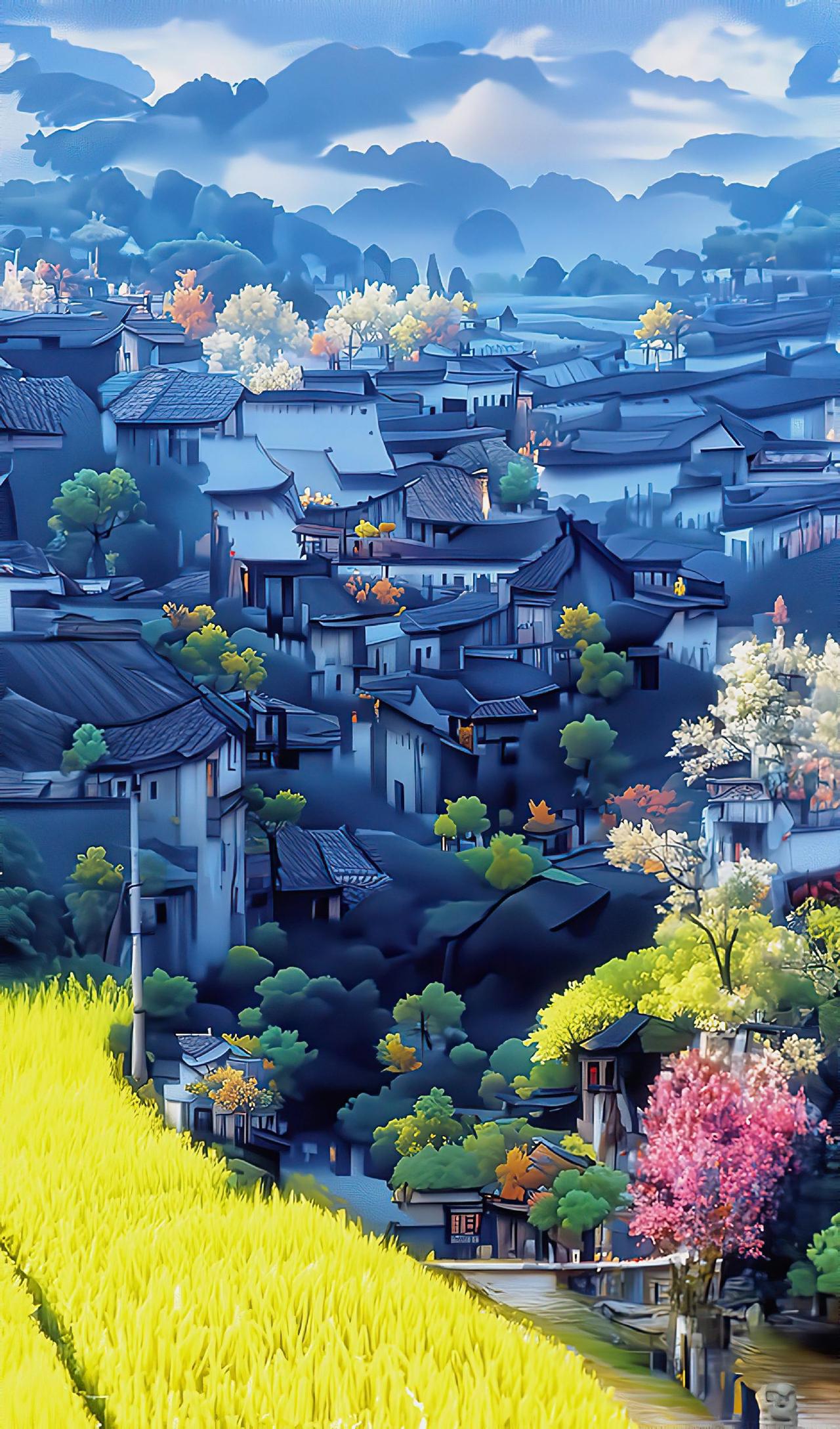 太美了唯美意境 #被你萌化了 