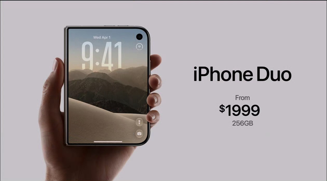 苹果发布会我已经帮苹果三折叠的名字想好了，iPhone Mi[并不简单] ​​​