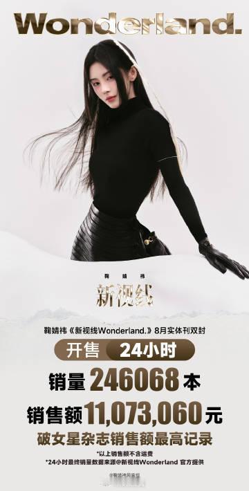 #鞠婧祎每一步都算数##鞠婧祎女明星杂志销售额TOP1#鞠婧祎的八月刊战绩惊人！