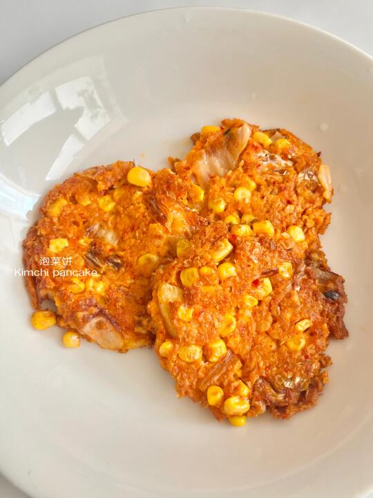 来了低卡燕麦泡菜饼～瘦身必备！