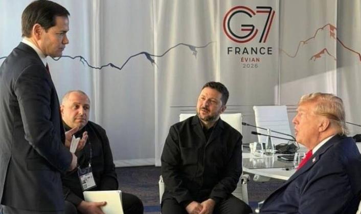 【G7峰会，这次泽连斯基没有白去】

七国集团峰会，这次泽连斯基没白去，特朗普对