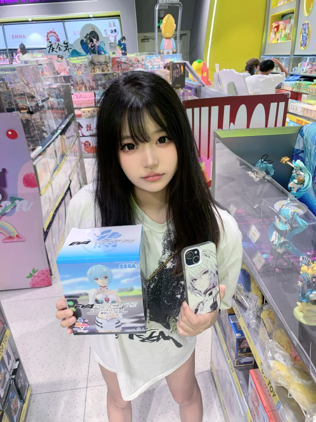在商场偶遇老婆