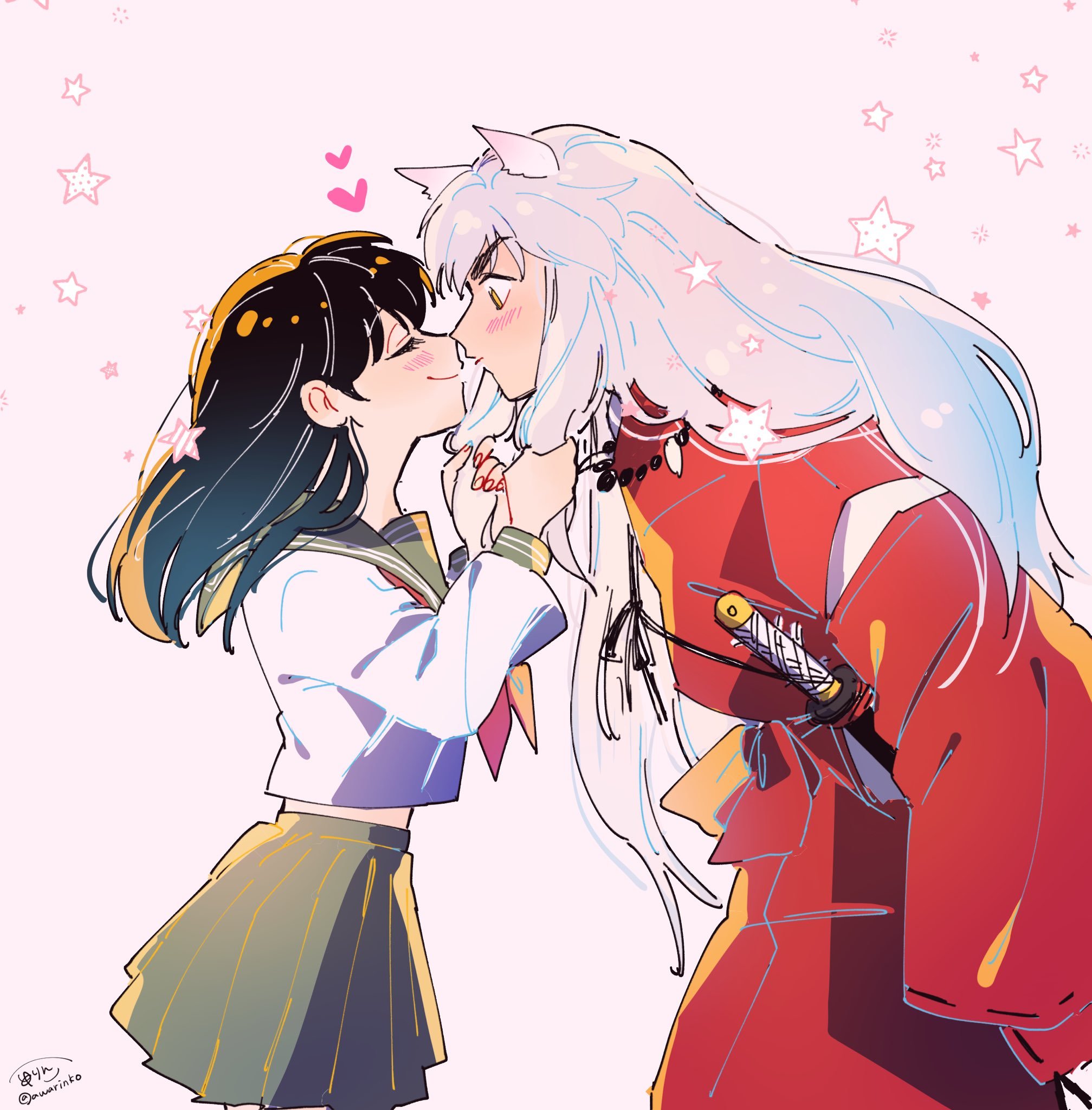 犬夜叉  犬薇kiss[哇] 