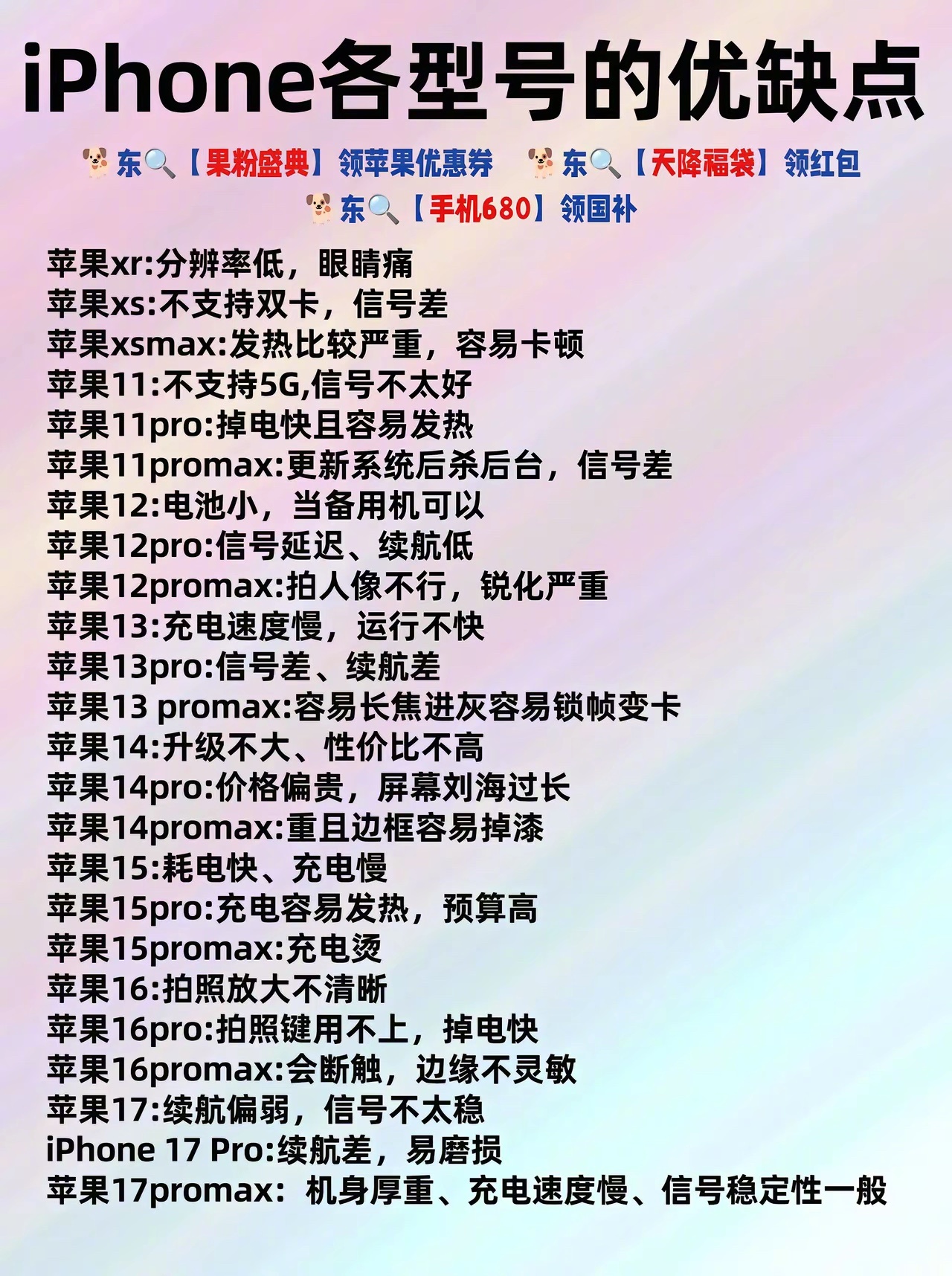 iPhone各型号的优缺点！建议生娃的钱医保全报销代表建议义务教育延伸至高中