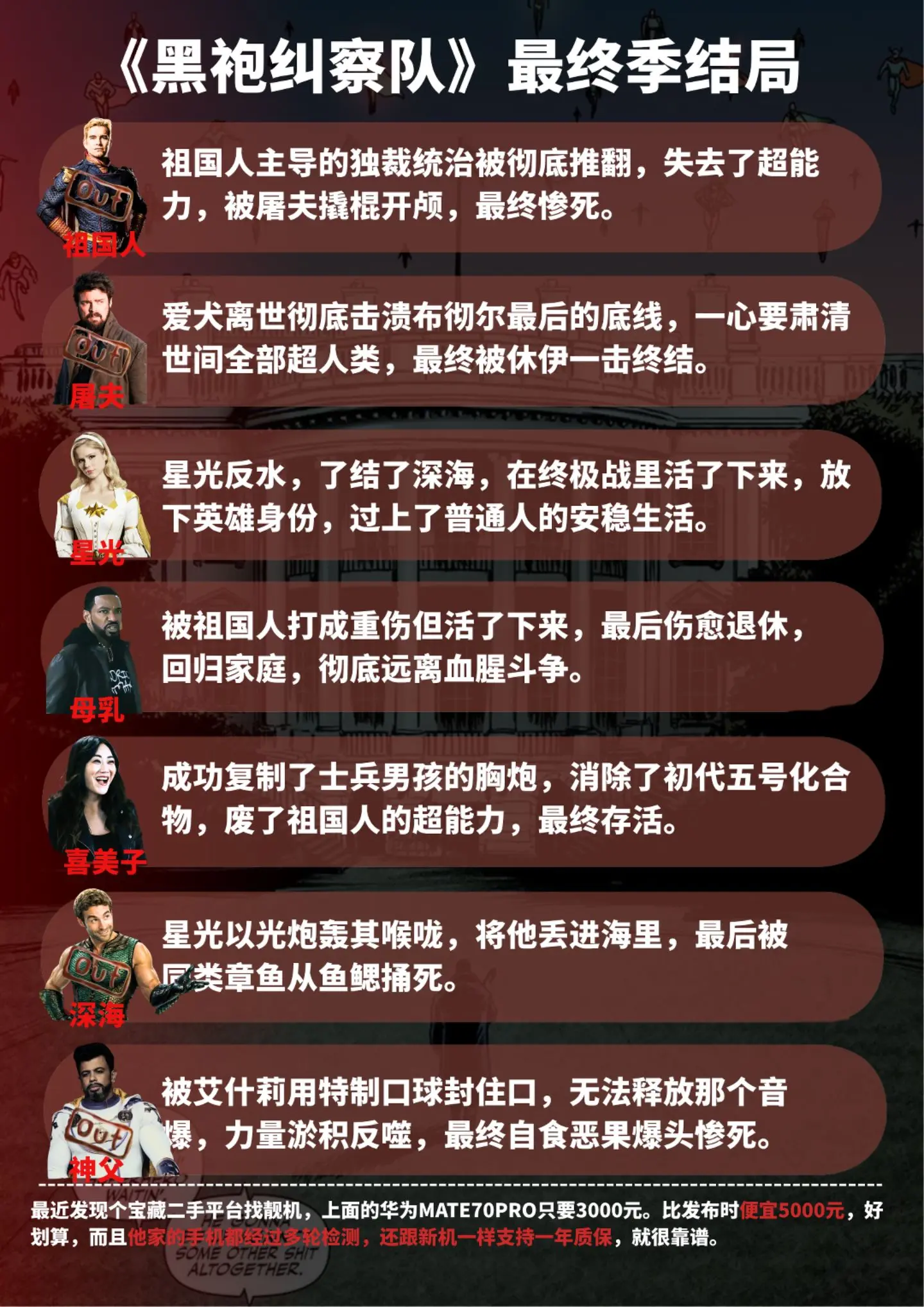 《黑袍纠察队》第五季大结局来了。