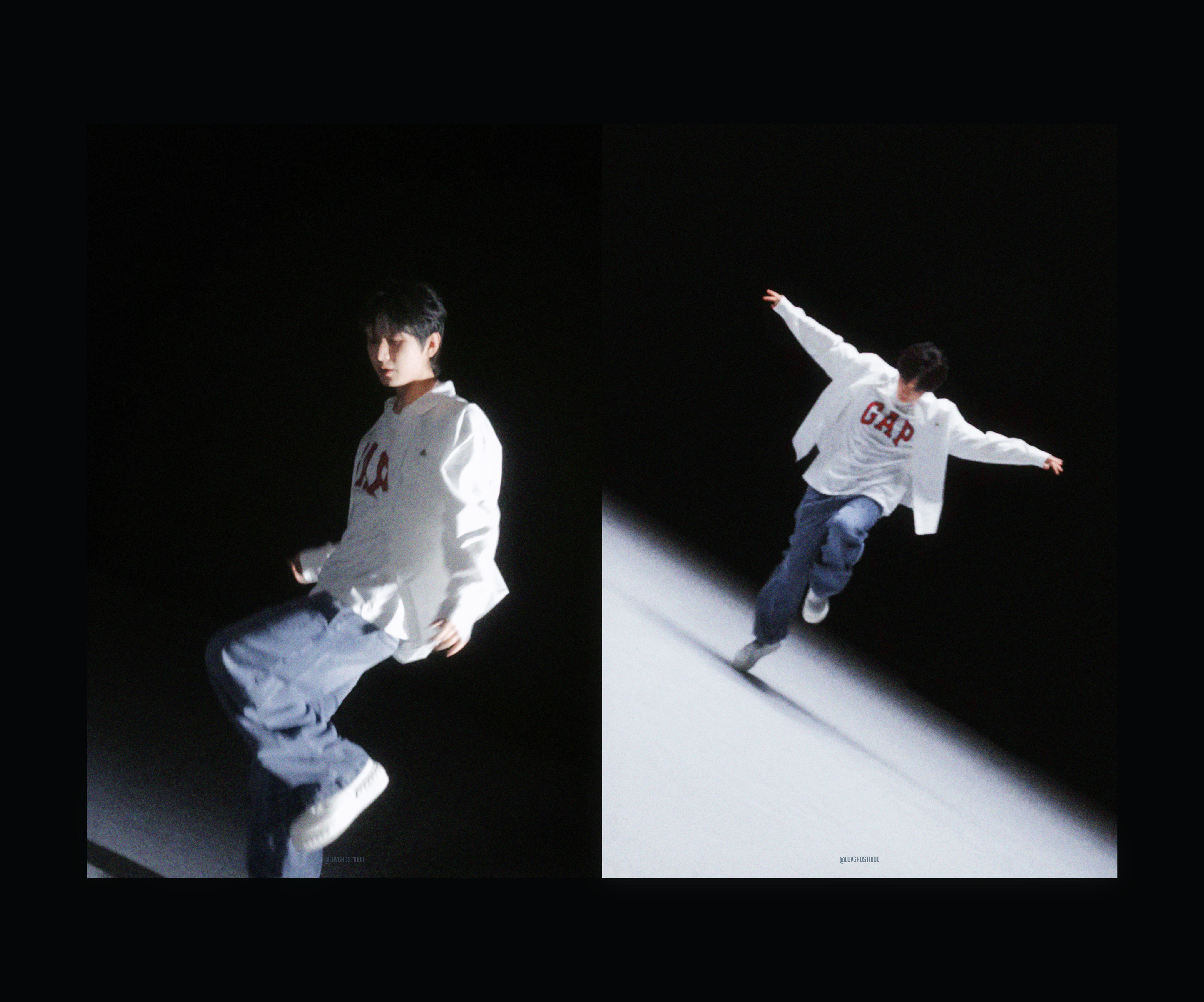 ⸝⸝                   不如跳舞GAP中国品牌代言人成毅