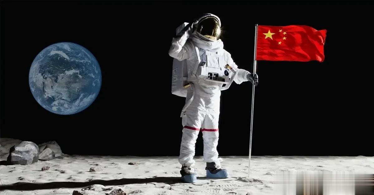 中国人登月是要常驻的，不像美弟上次快闪式“登月”那样玩儿了。基建狂魔也学会了做P