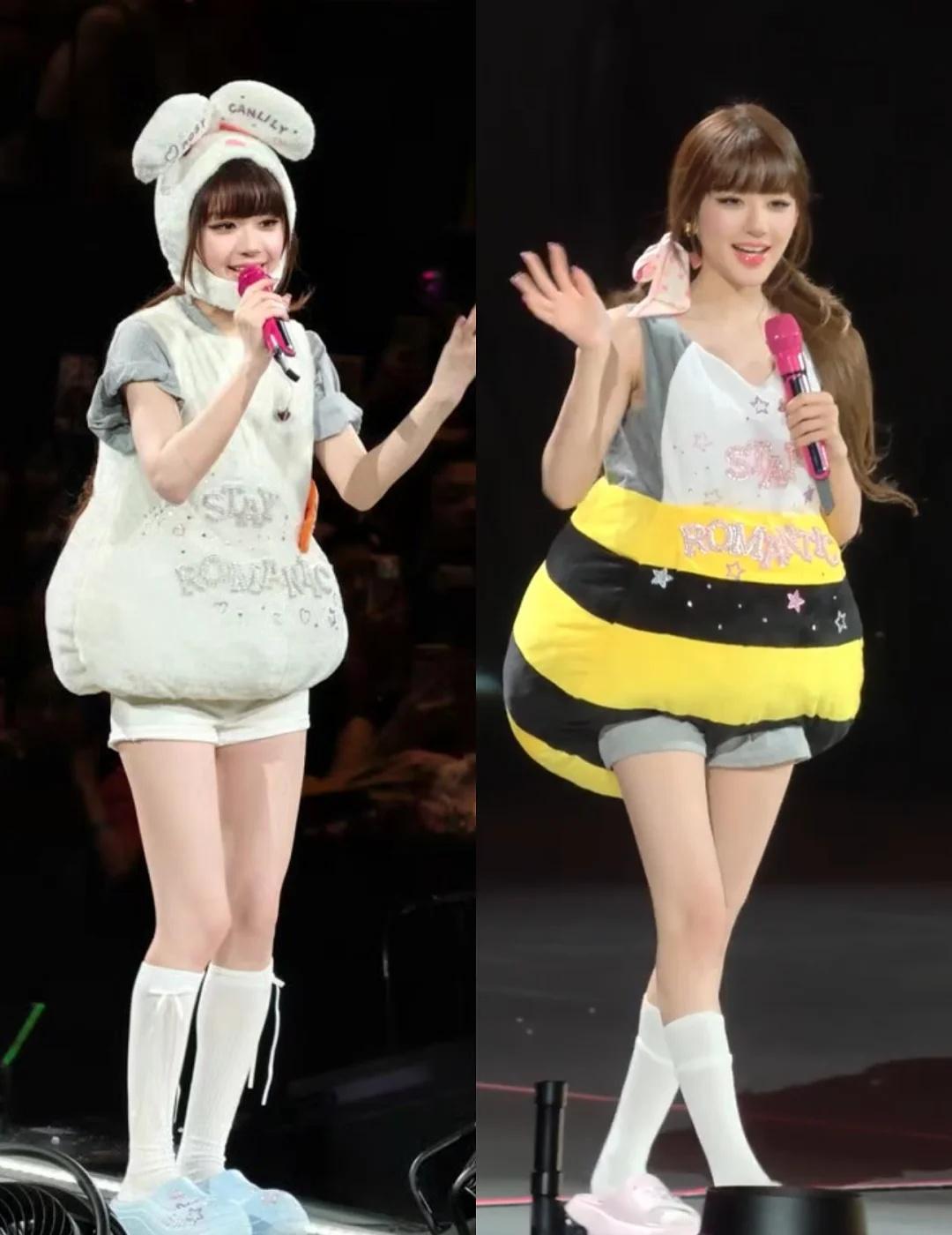 赵露思演唱会两天彩排穿搭，兔子&蜜蜂！
赵露思澳门演唱会两天彩排穿搭
是小兔子&