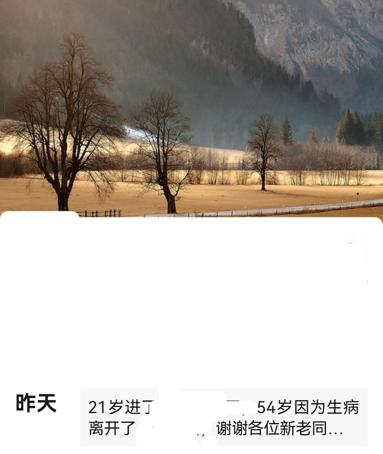 一位老员工，从21岁以技术人员被引进公司，至54岁因病请假期间被通知“被优化”，
