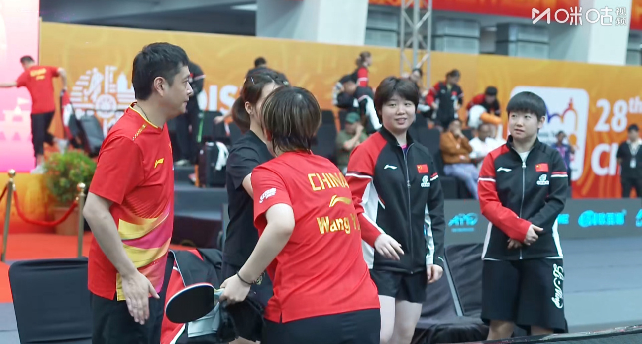 2025亚锦赛团体赛女子团体4-2中国3-0韩国孙颖莎3-1申裕斌（11-4 1