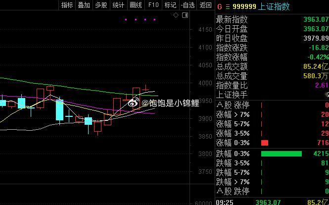 这里低开其实是好事，因为周一就说过，周线开线没下引线，很容易冲高回落的，这也是我