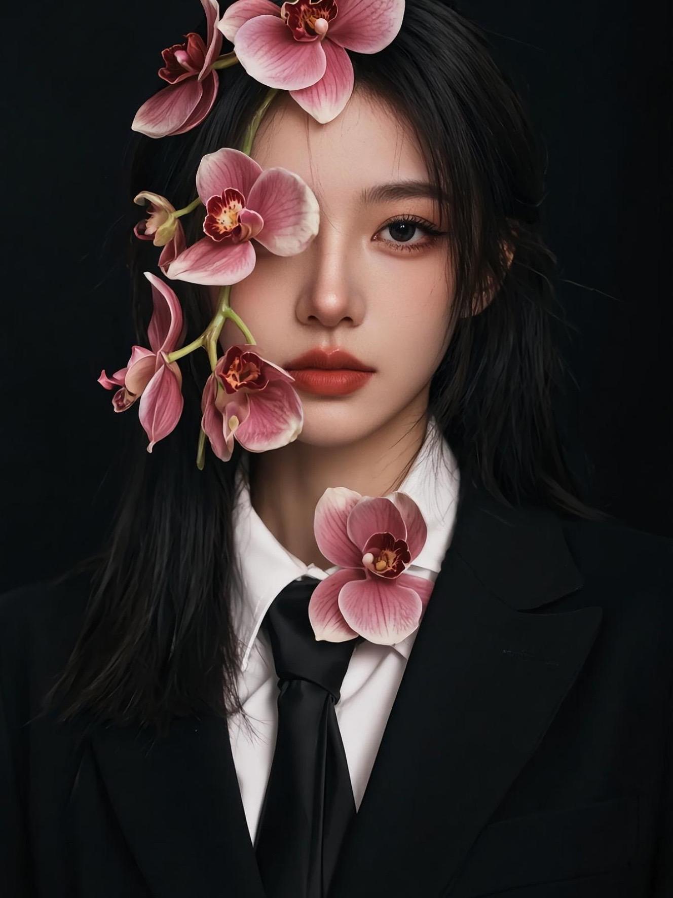 #花卉氛围感写真   