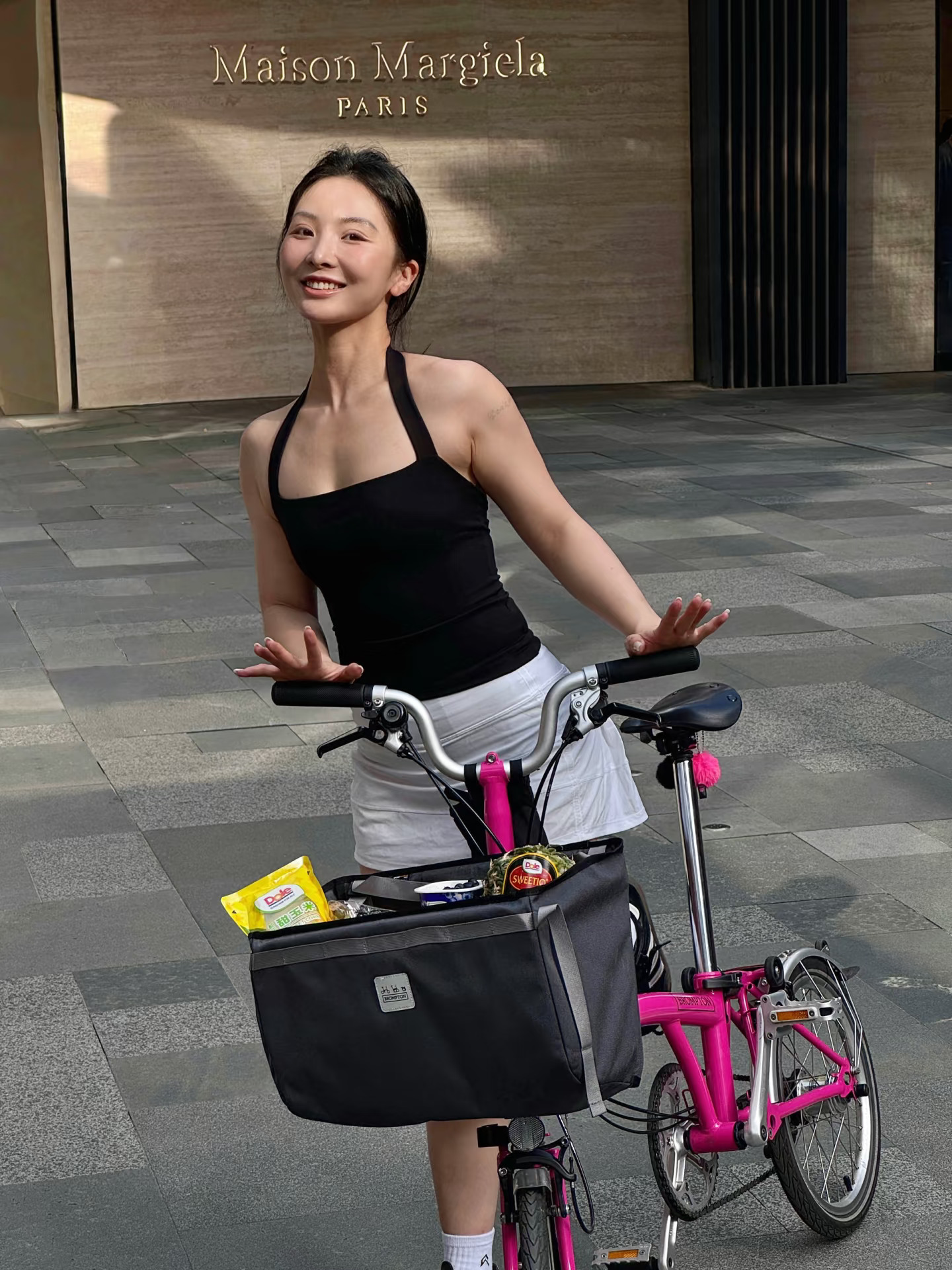 骑车去买水果而已