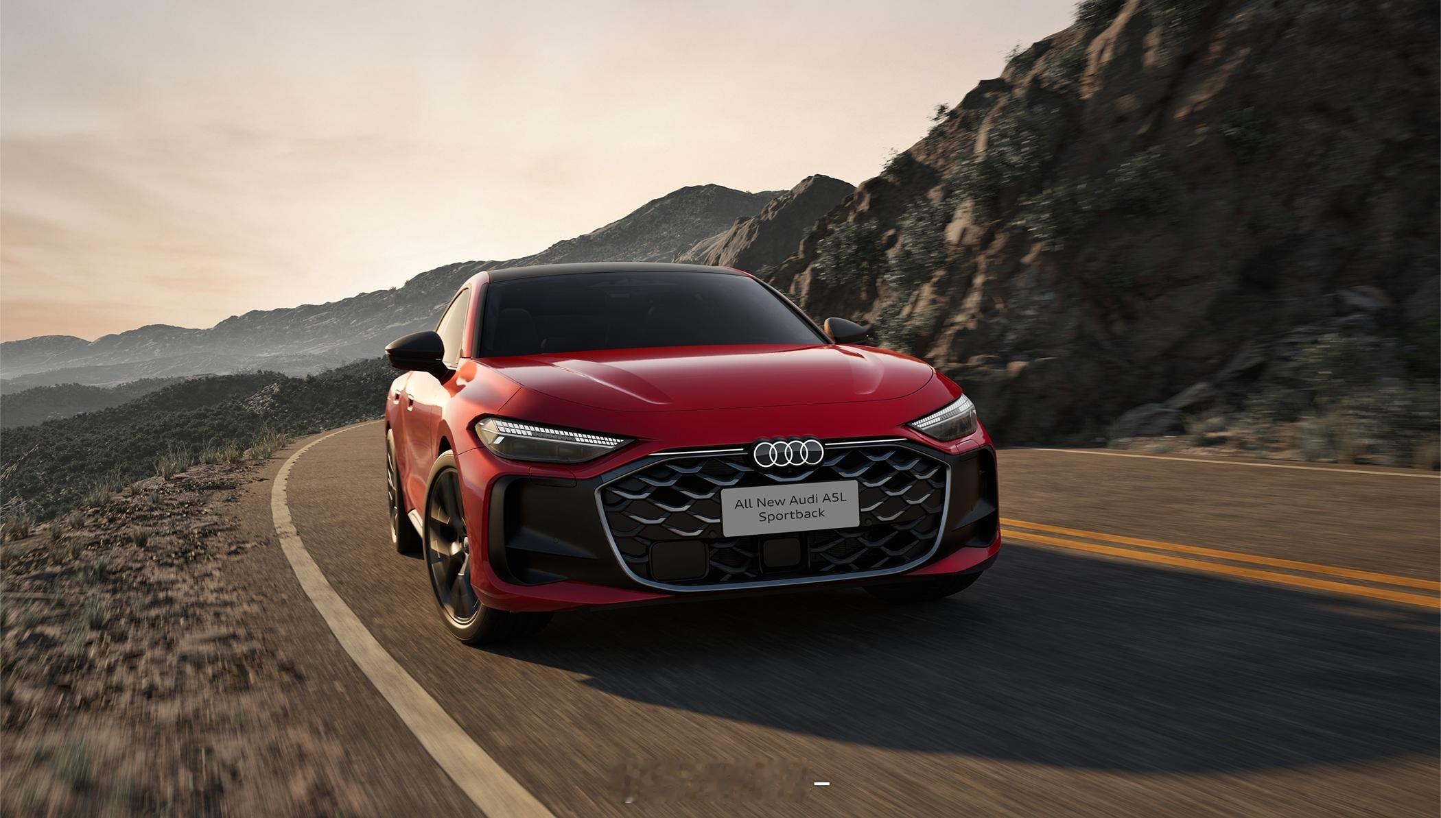 全新上汽奥迪A5L Sportback以“掀背设计+无框车门”延续奥迪Sport