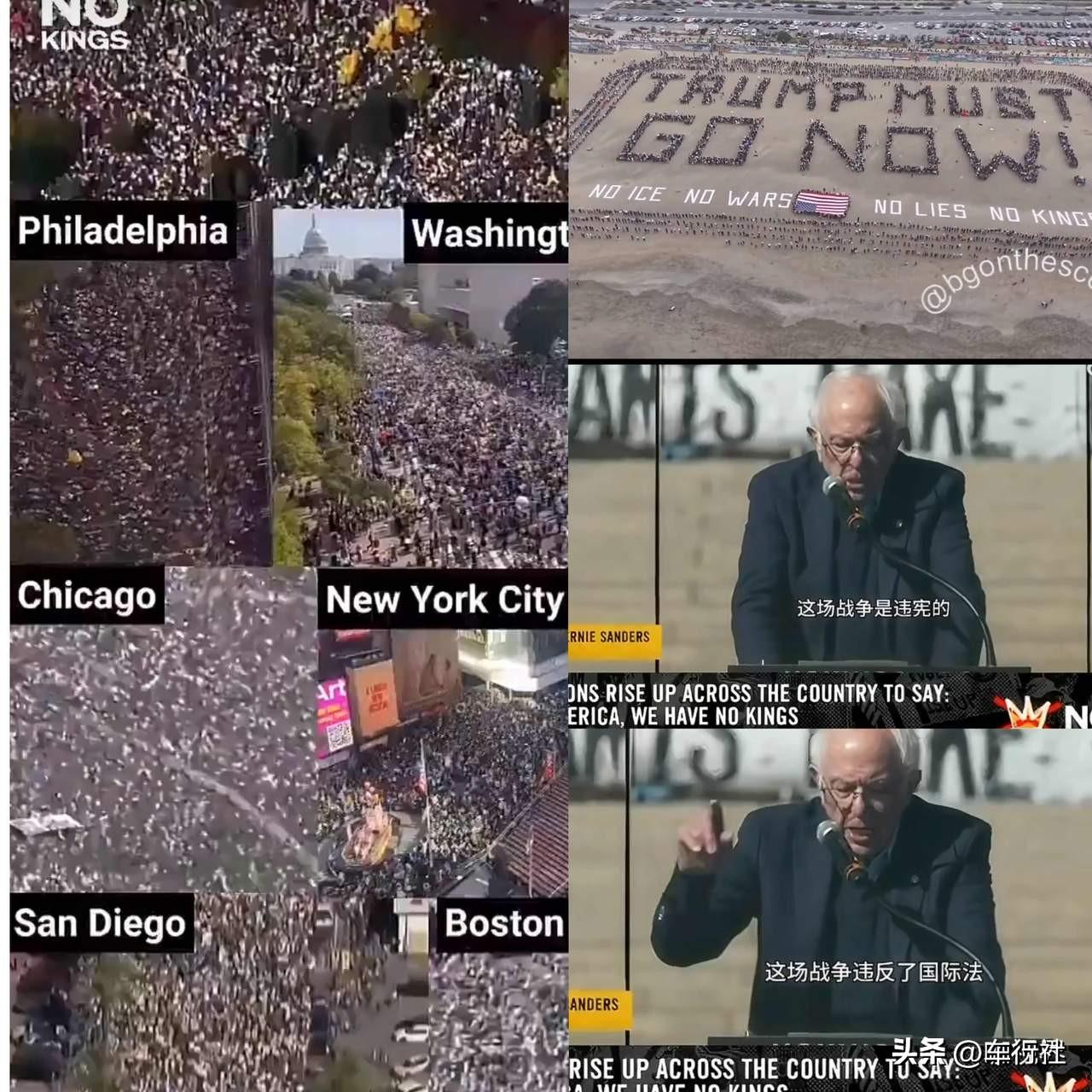 川普团队，必须用一场漂亮的地面仗
堵住这些抗议者的嘴
这些运动
是背后的民主党在